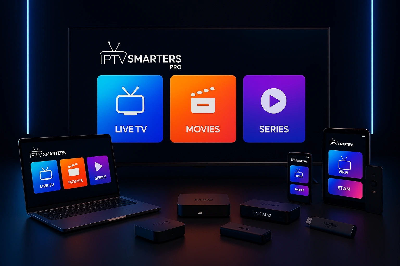 Abonnement iptv smarters pro